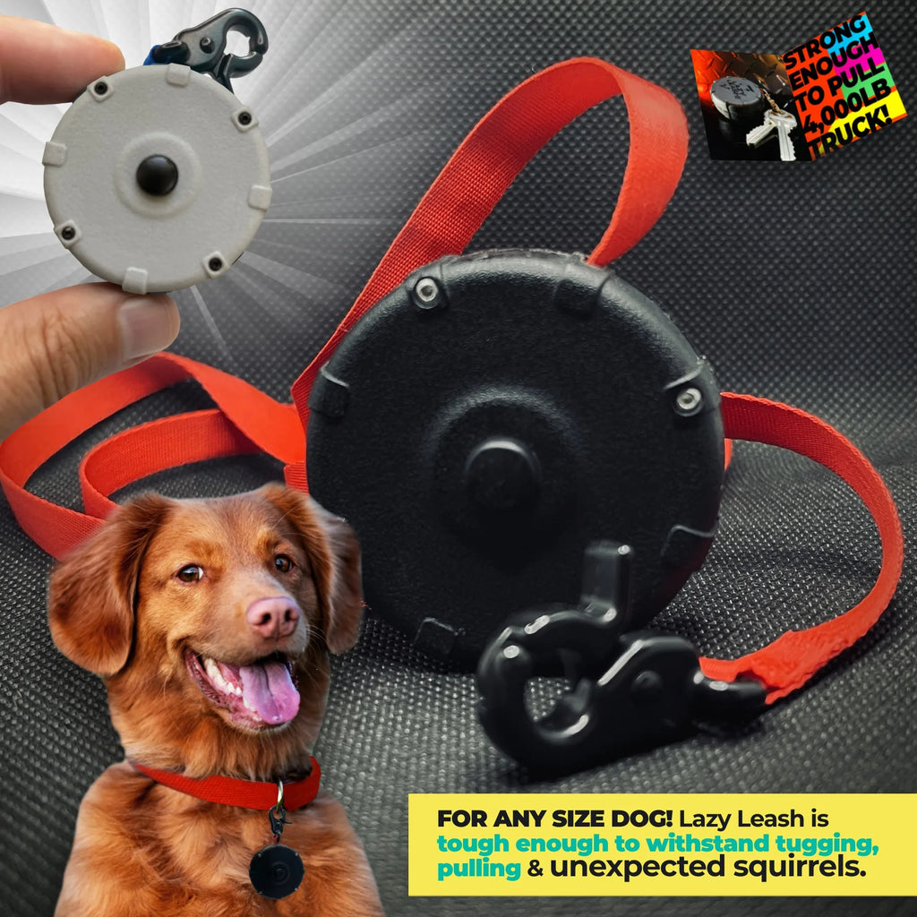 Heavy-Duty Wearable Mini Clip-On Adjustable Power Leash