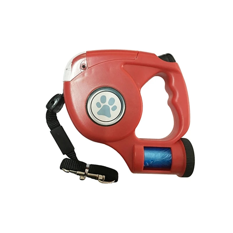 Automatic Dog Leash With LED & Garbage Bags