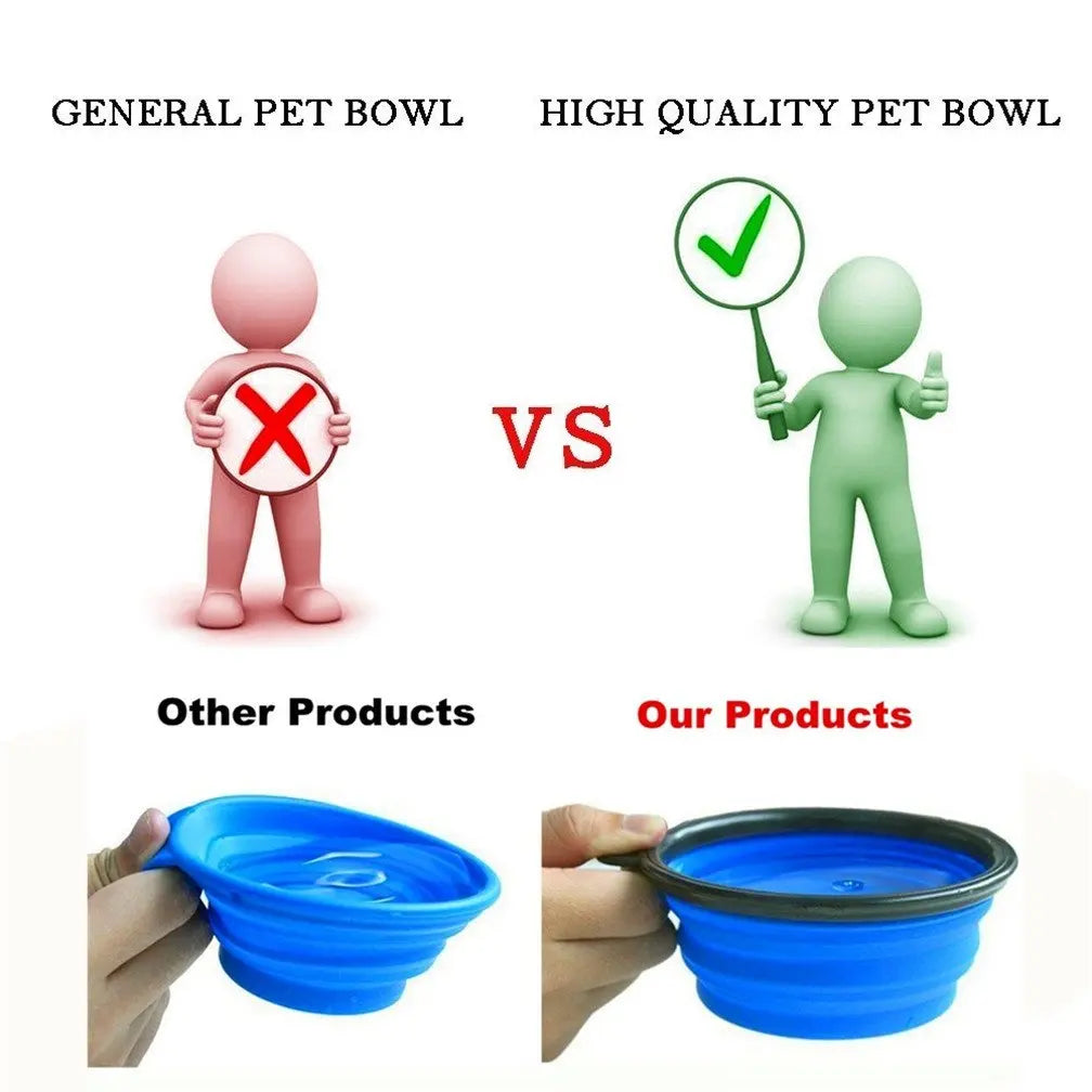Folding Silicone Dog Bowl
