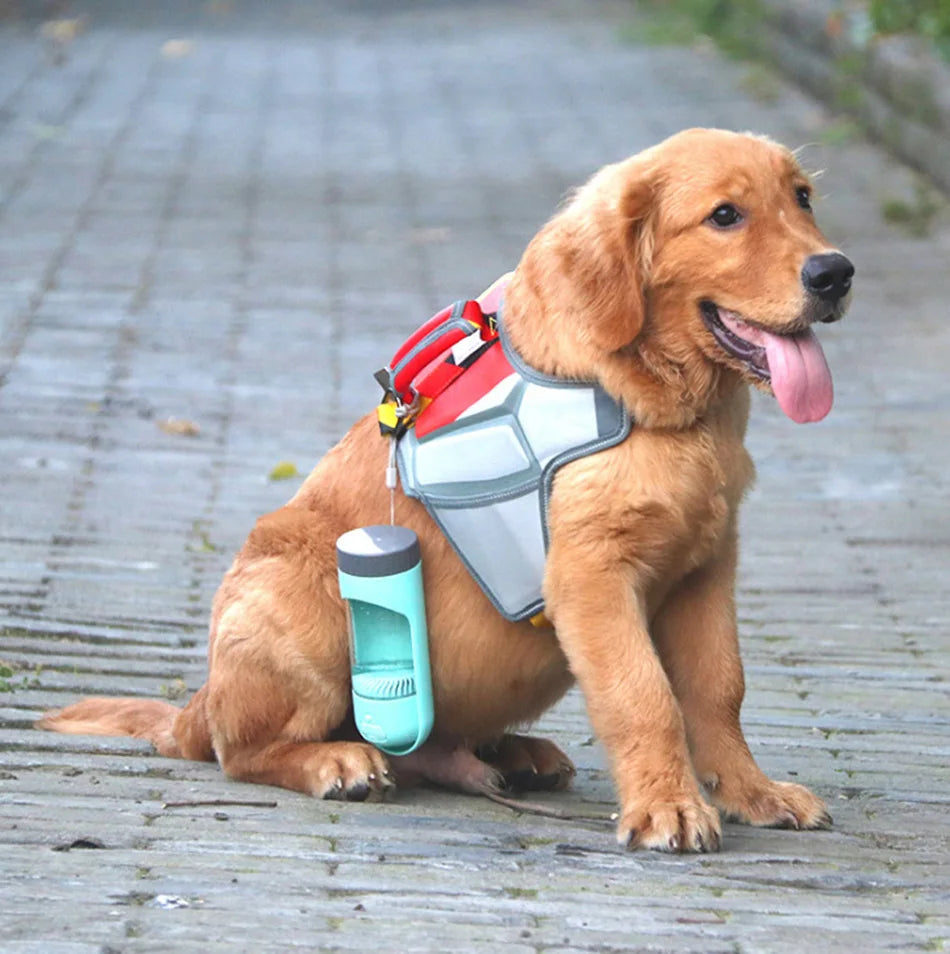 Dog Water Bottle With Bowl