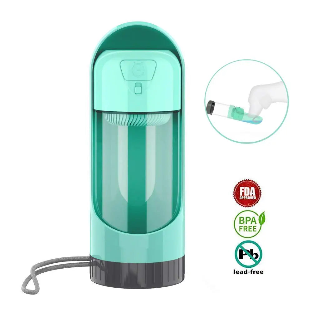 Dog Water Bottle With Bowl