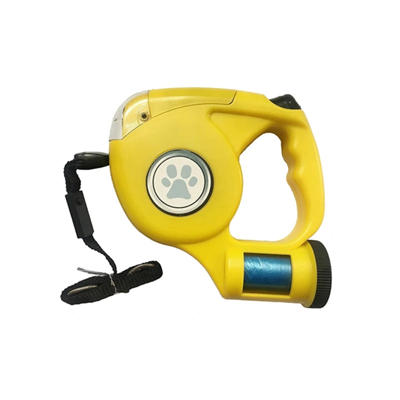 Automatic Dog Leash With LED & Garbage Bags