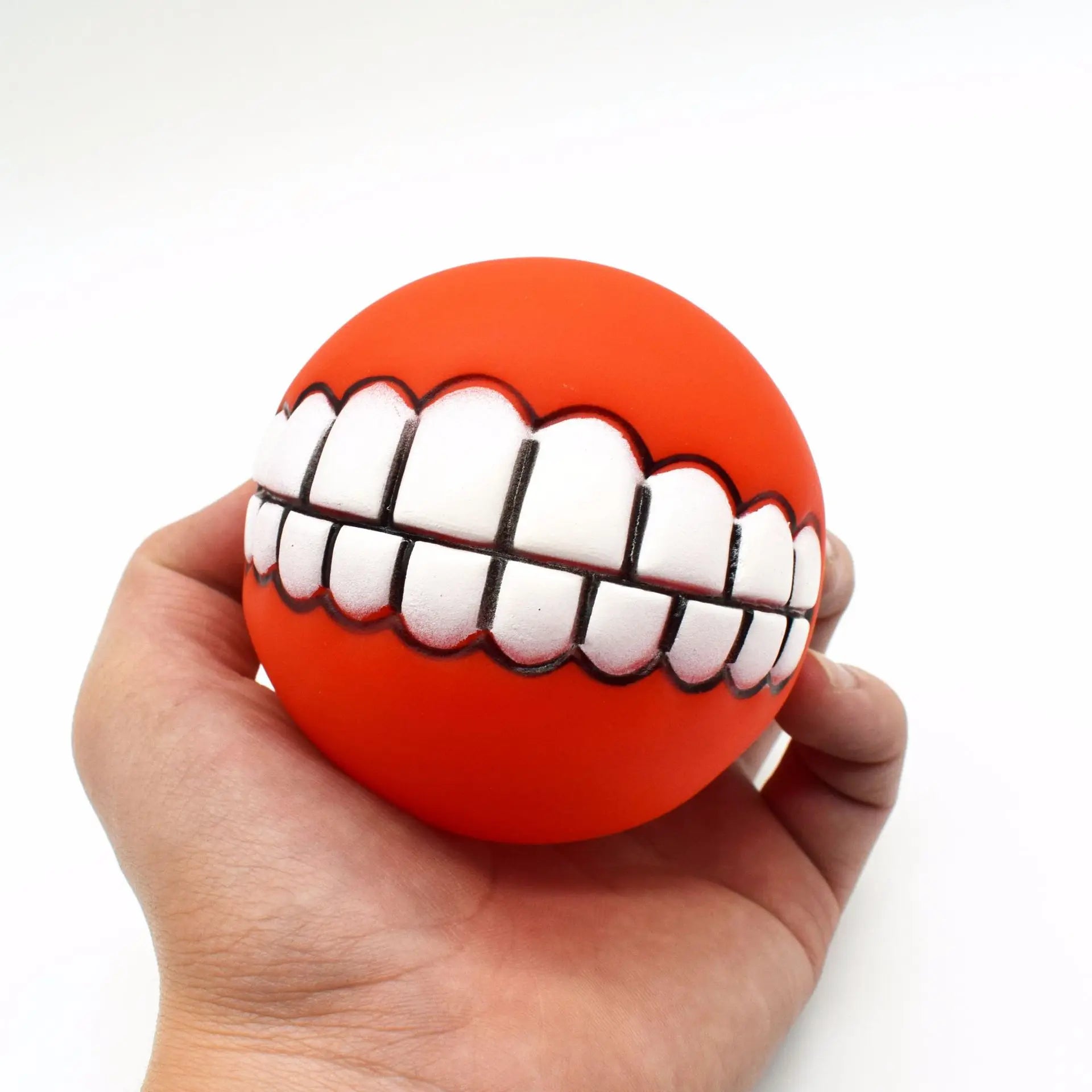 Dog Ball Funny Teeth Squeaker Toy