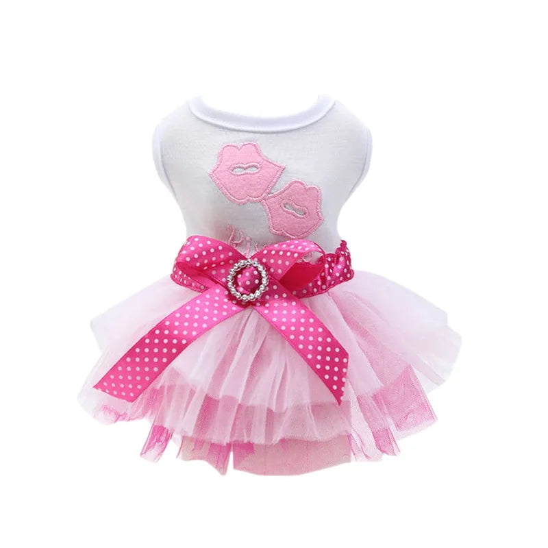 Dog Princess Dress for Small Dogs