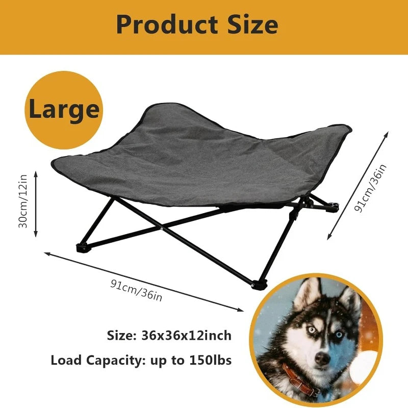 Portable Elevated Dog Bed