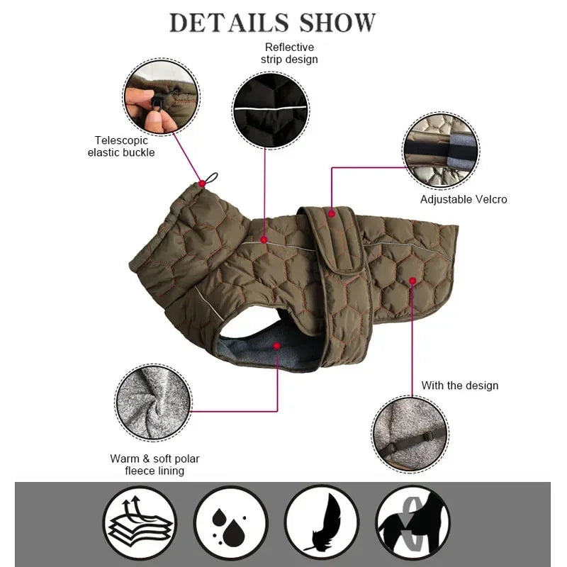 Winter Warm Dog Clothes