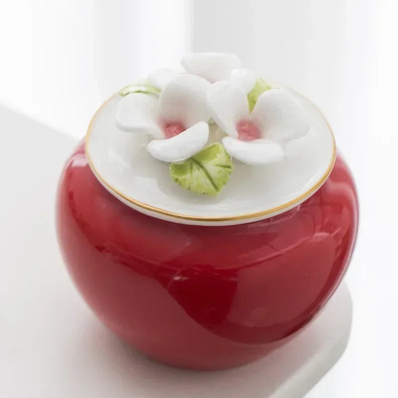 Handmade Floral Pet Urn