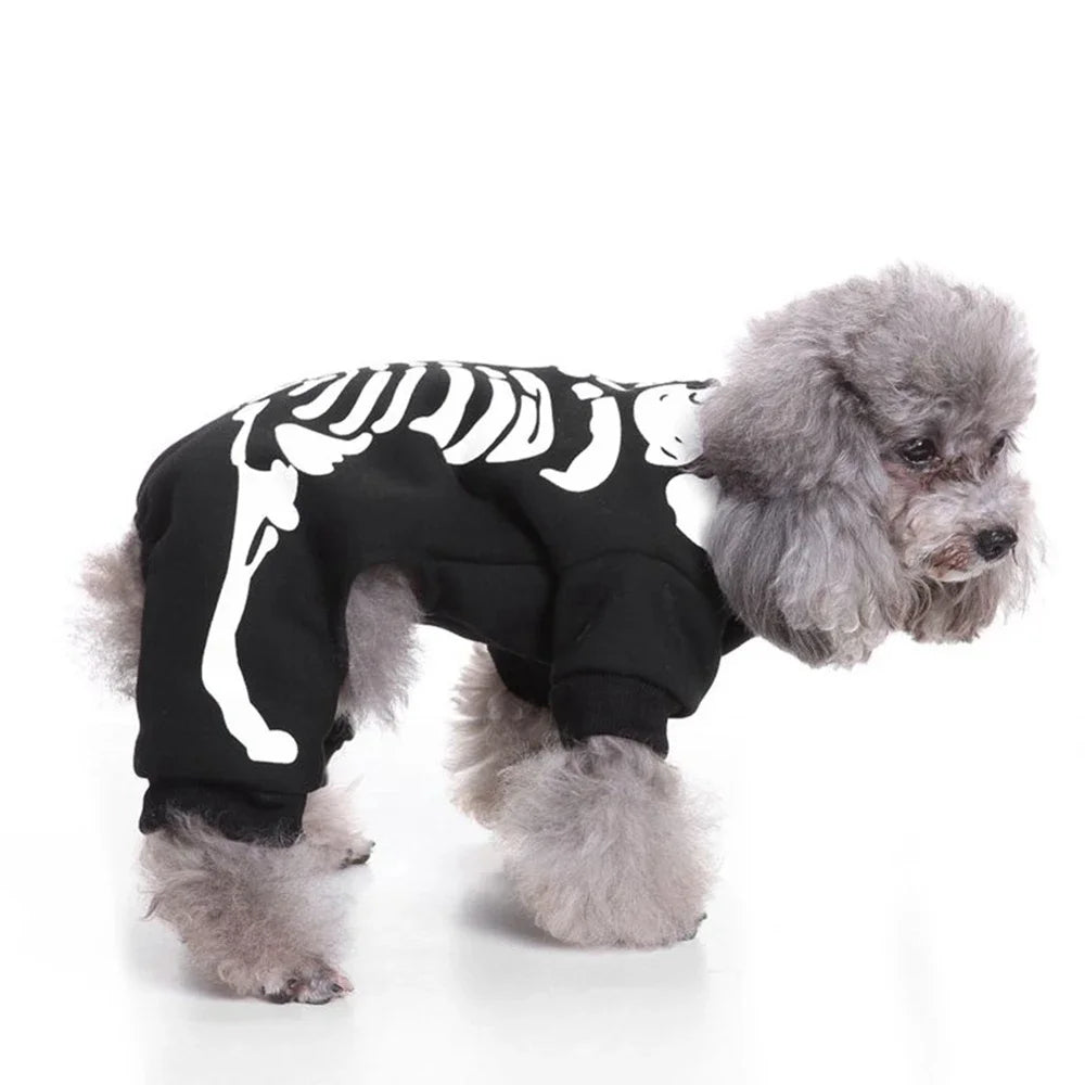 Skeleton Dog Halloween Costumes