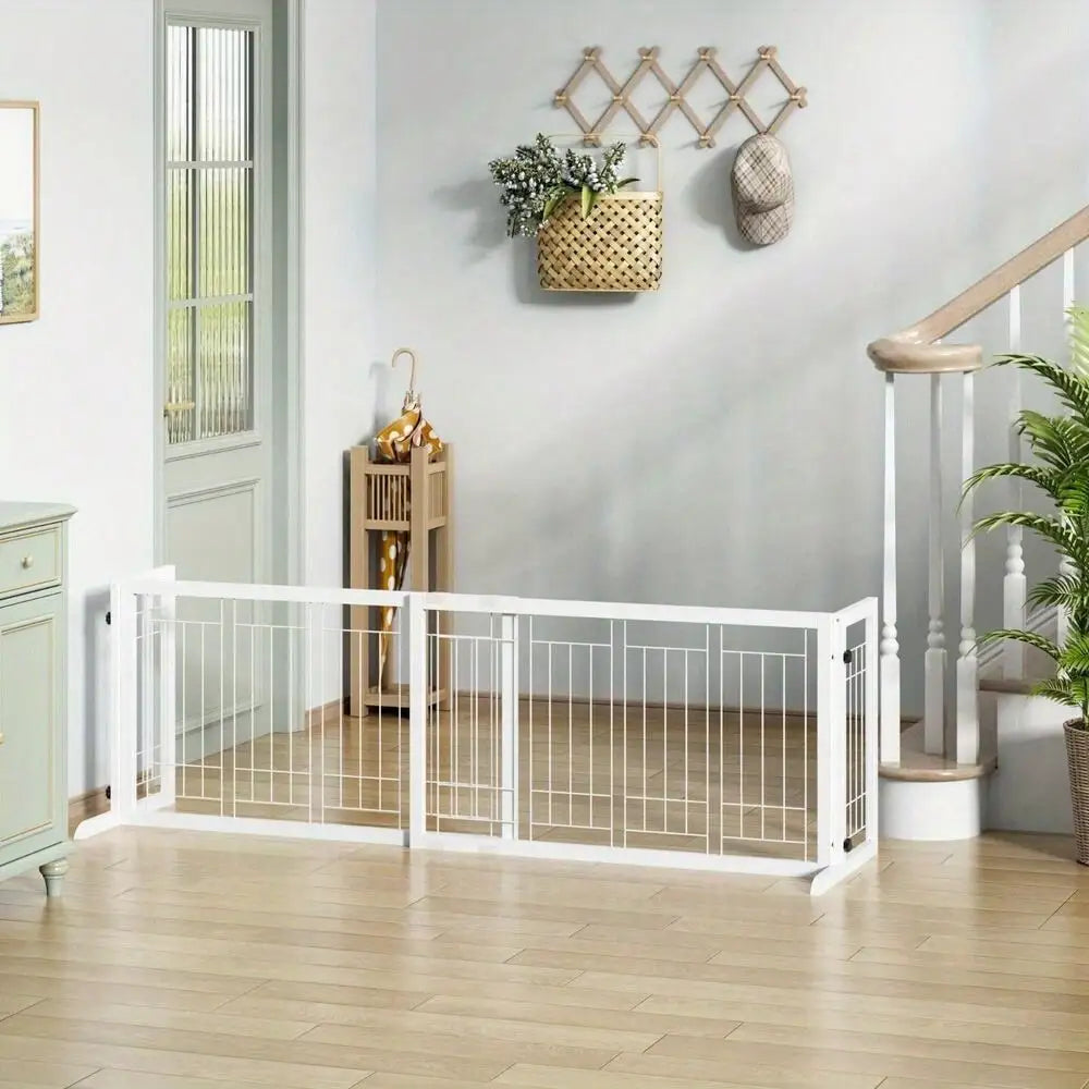 Freestanding  Foldable Pet Gate