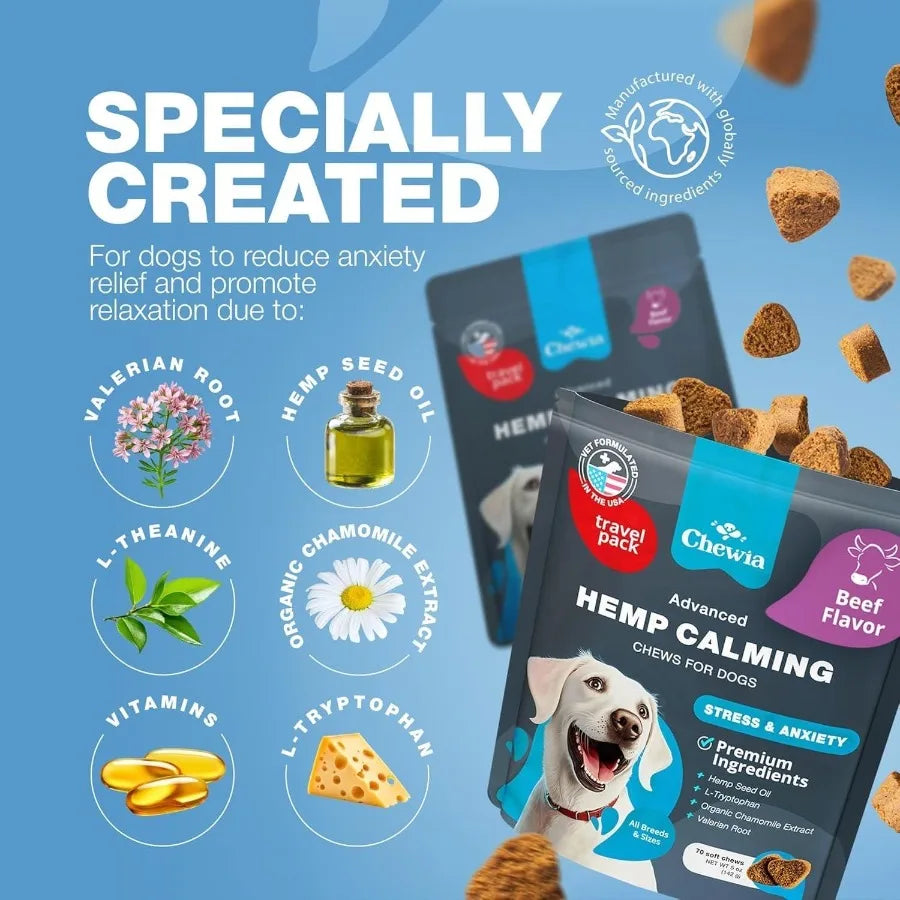 Hemp Calming Chews for Dogs