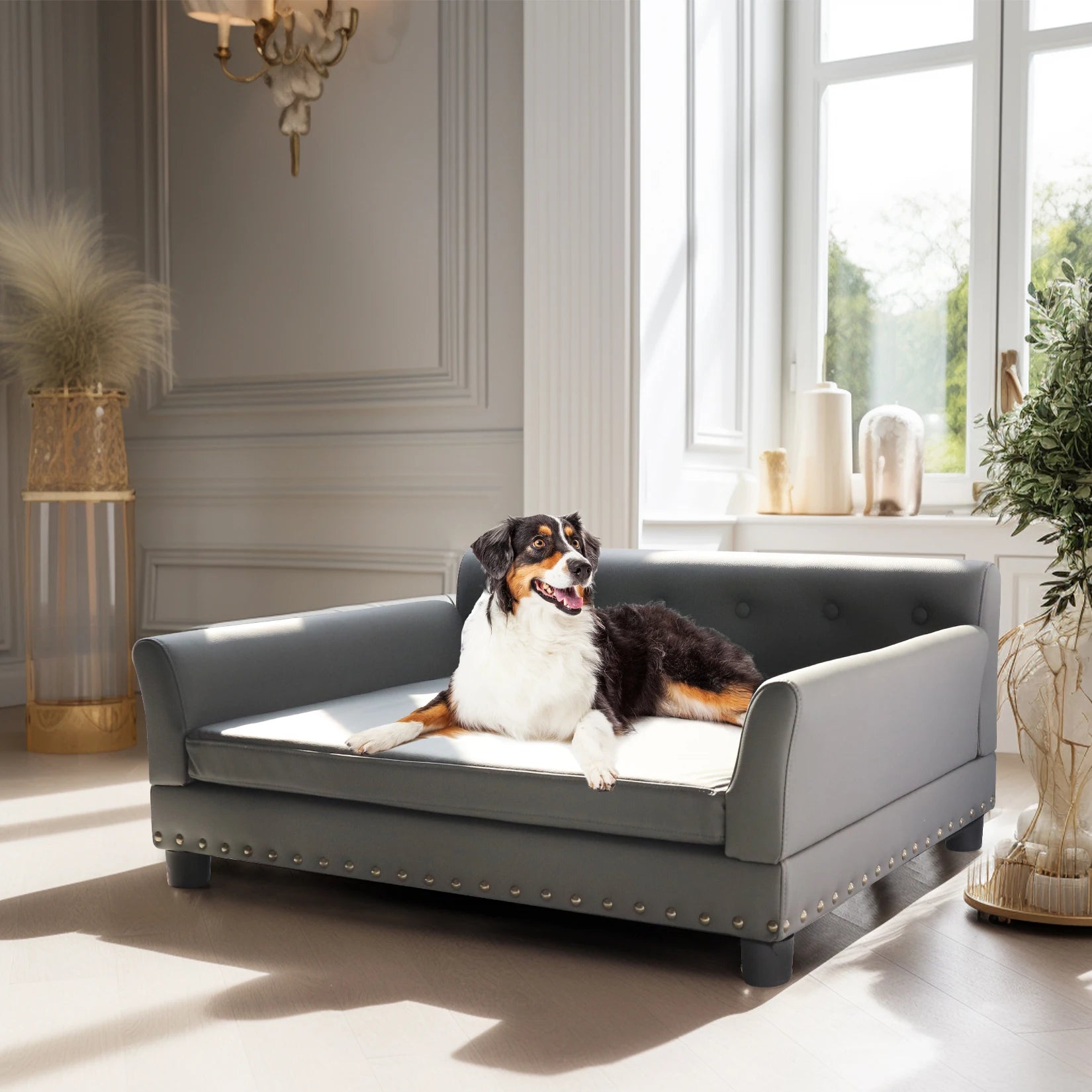 Elevated Dog Bed Sofa Microfiber Cover