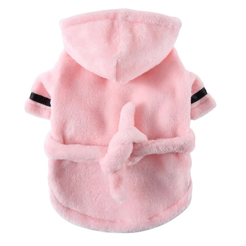 Pet Bathrobe with Hood