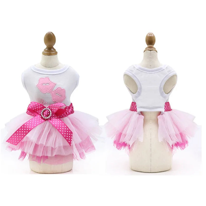 Dog Princess Dress for Small Dogs