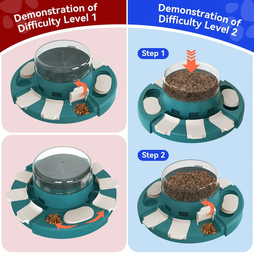2 in 1 Food Dispenser Slow Feeder