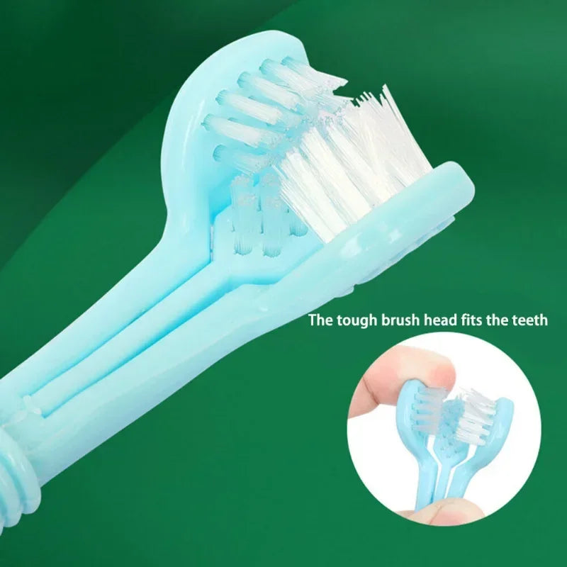 Three Sided Pet Toothbrush