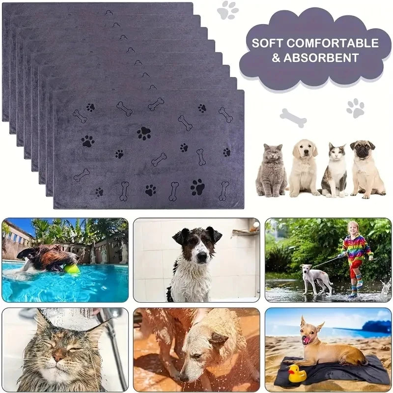 Soft Microfiber Dog Towels -  2