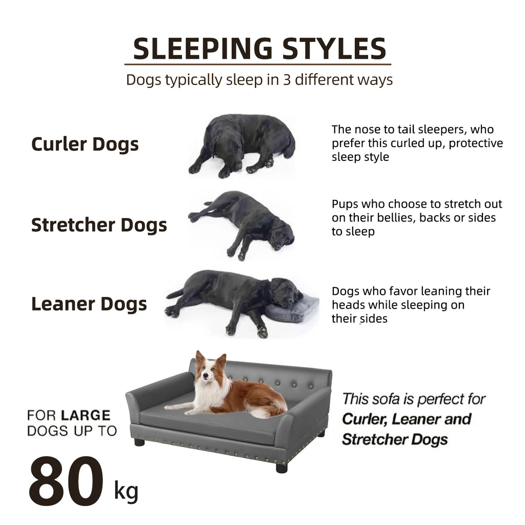 Elevated Dog Bed Sofa Microfiber Cover