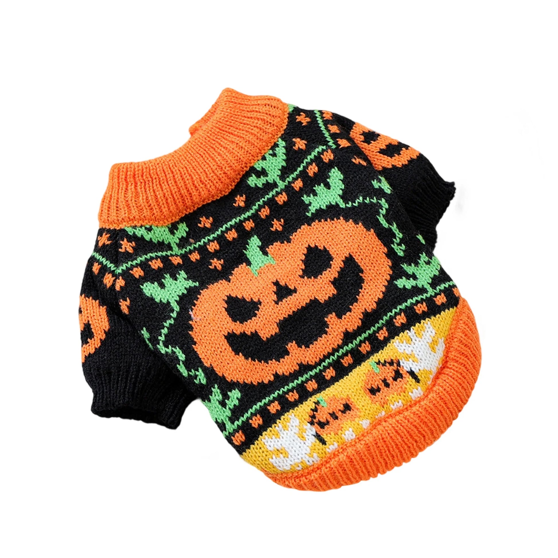 Pumpkin Knitted Sweater