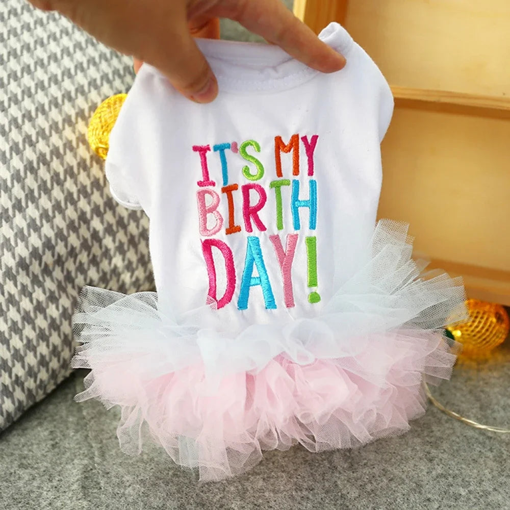 Princess Birthday Dog Dress