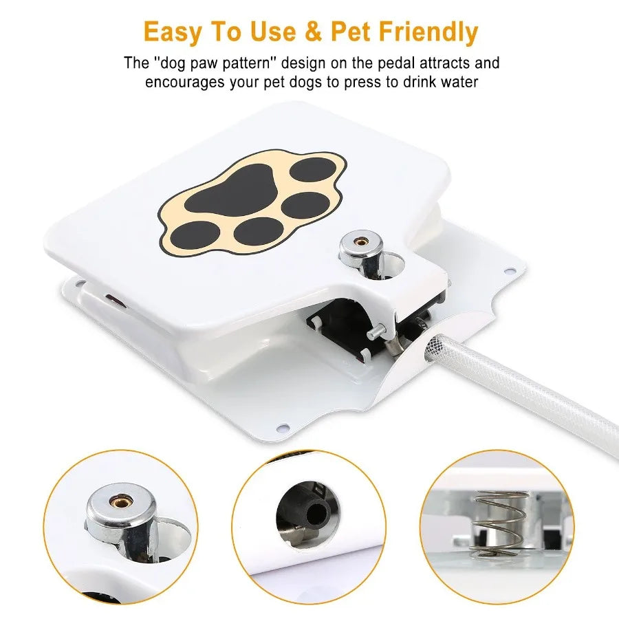 Dog Water Fountain Outdoor Dispenser