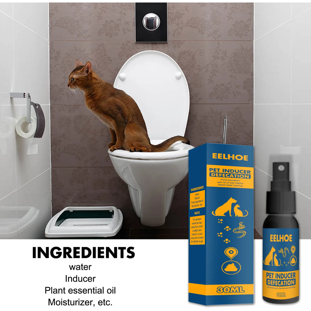 Dog Cat Training Defecation Inducer Spray