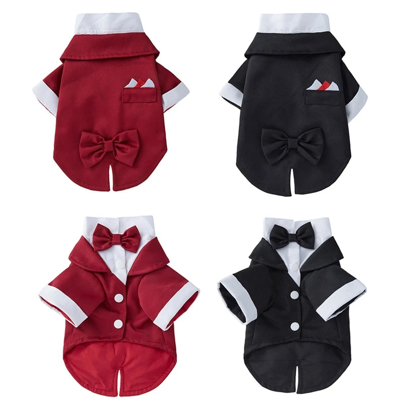 Pet Dog Tuxedo Suit