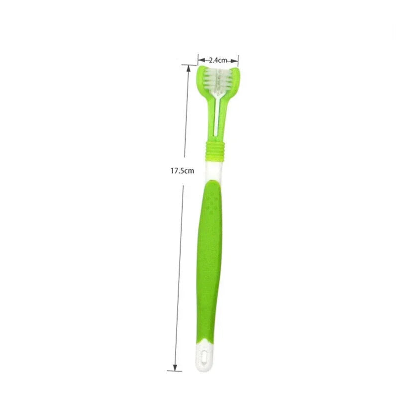 Three Sided Pet Toothbrush