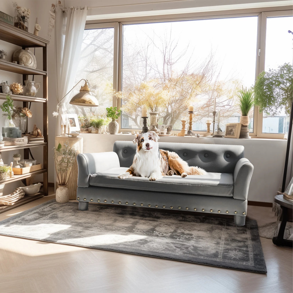 Elevated Dog Bed Sofa Microfiber Cover