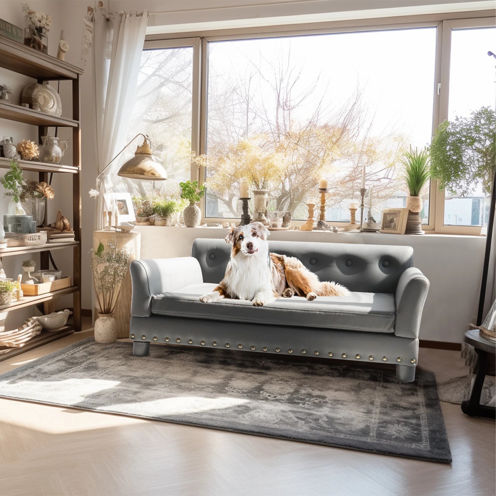 Elevated Dog Bed Sofa Microfiber Cover