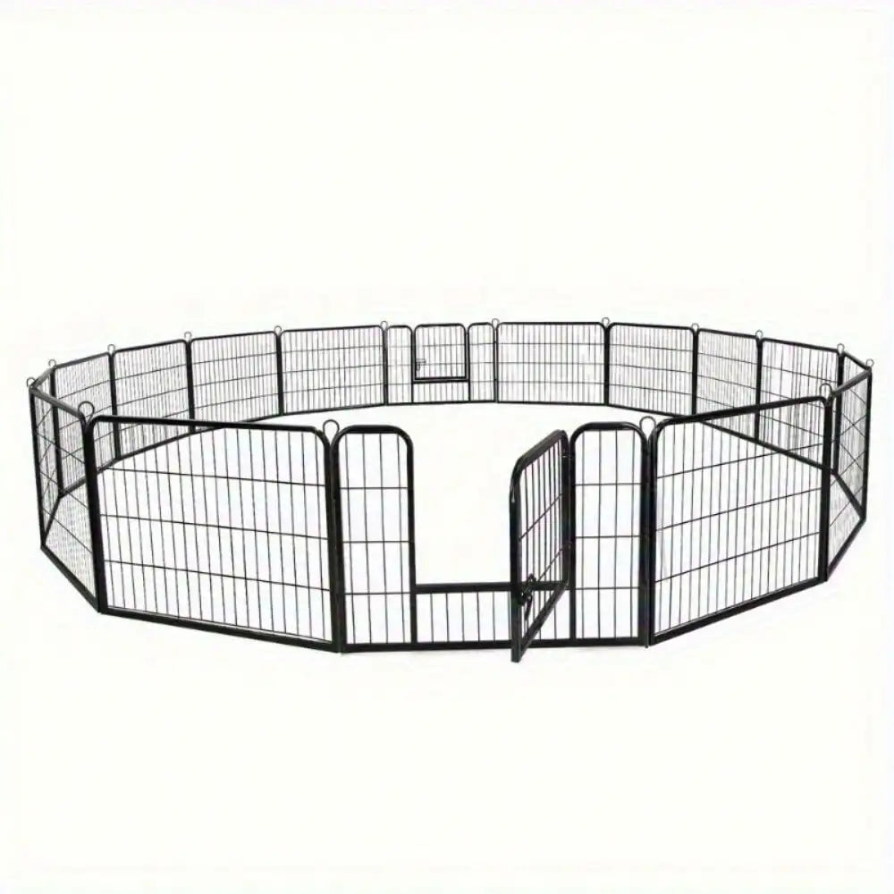 16 Panel Heavy Duty Metal Dog Crate