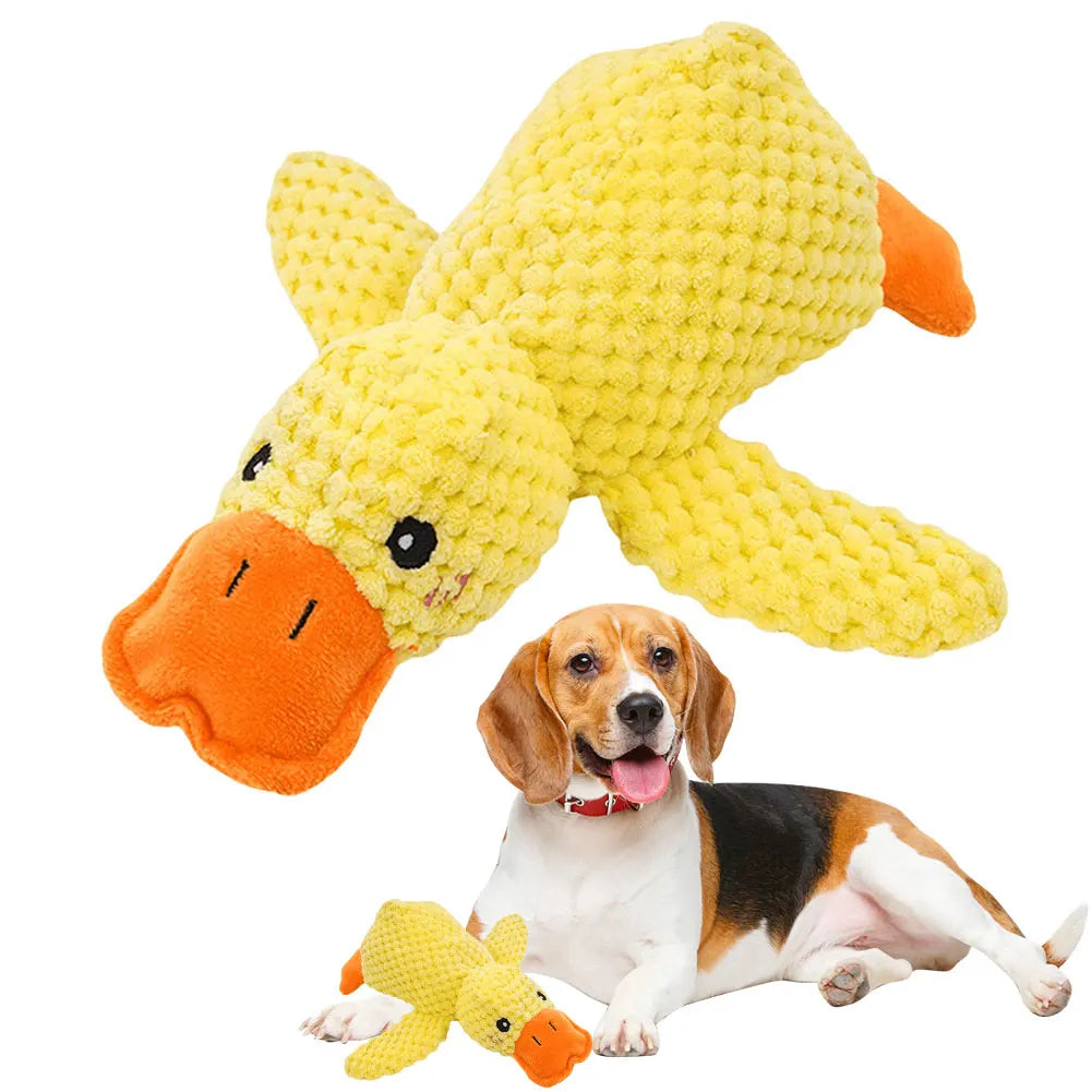 Plush Dog Calming Toy - Bite Resistant