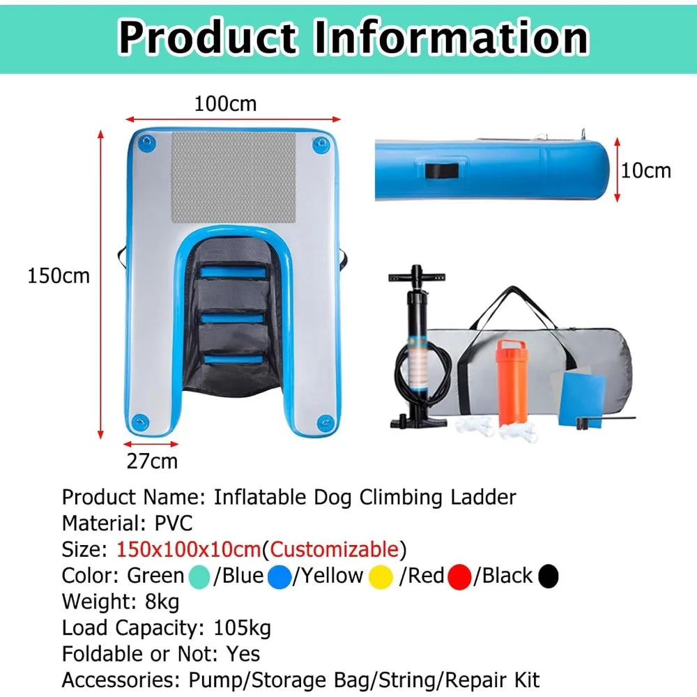 Inflatable Dog Water Ramp