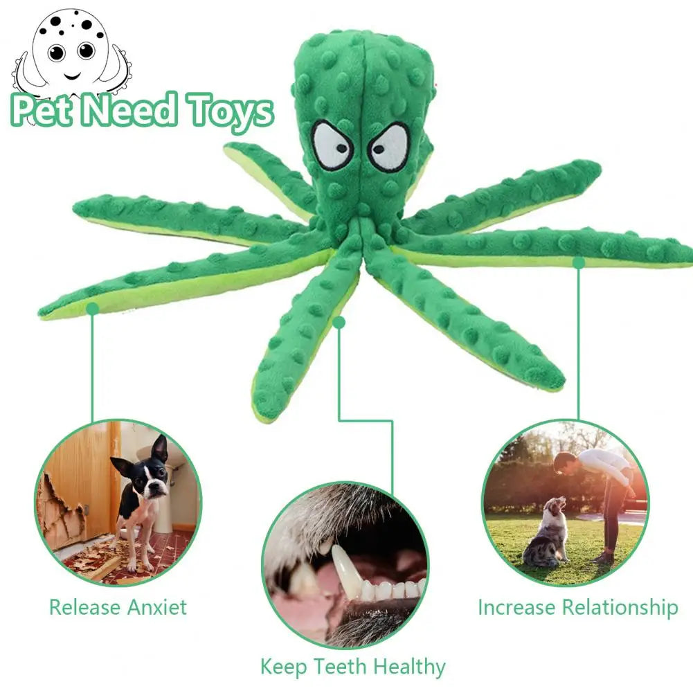 Octopus Dog Interactive Toy