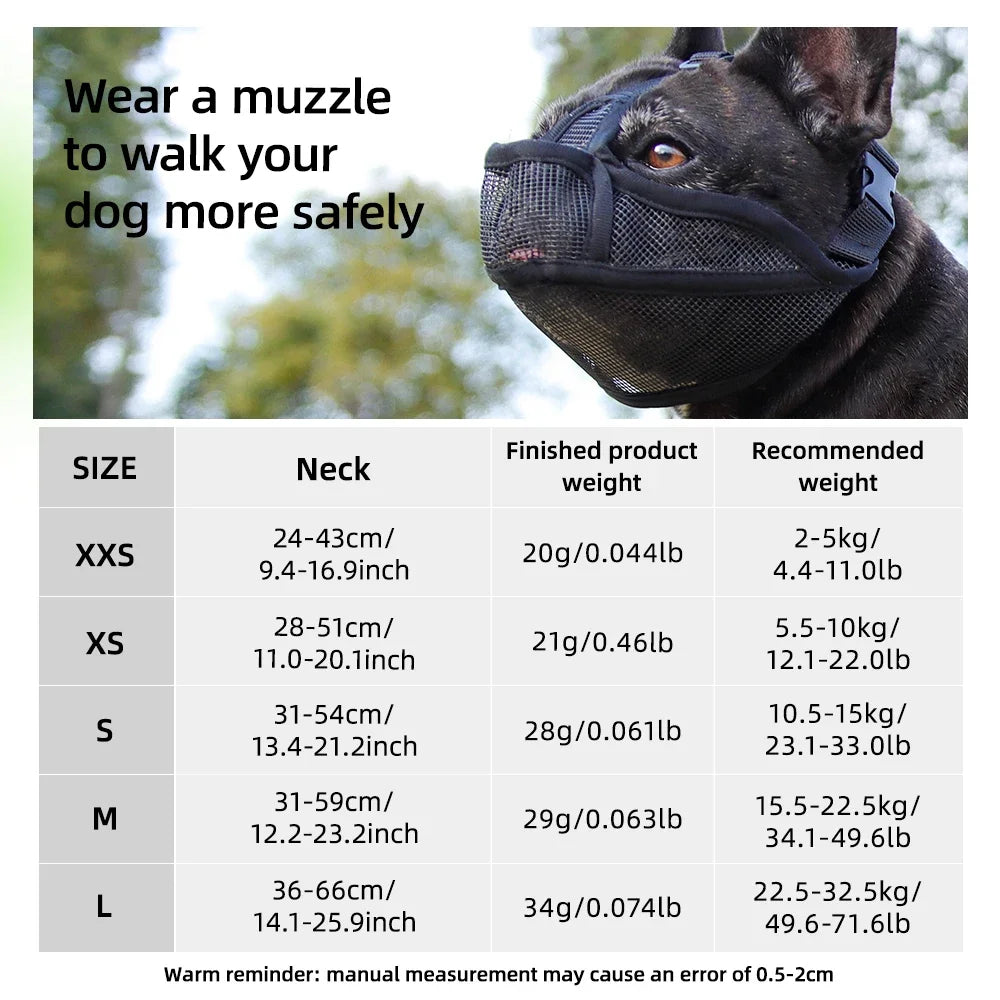 Short-Snouted Dog Muzzle