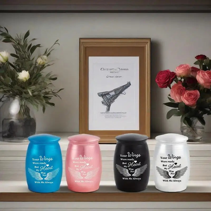Set of 4 Cremation Mini Urns