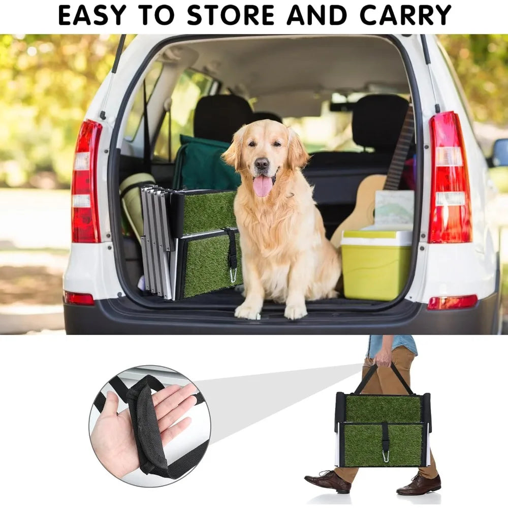 Dog Ramp for Car, Extra Wide Steps