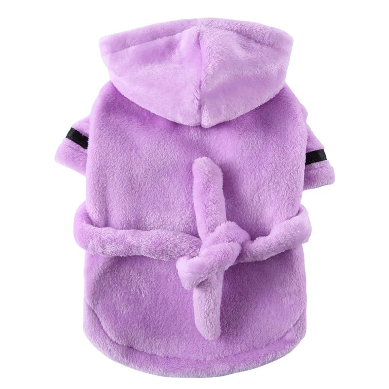 Pet Bathrobe with Hood