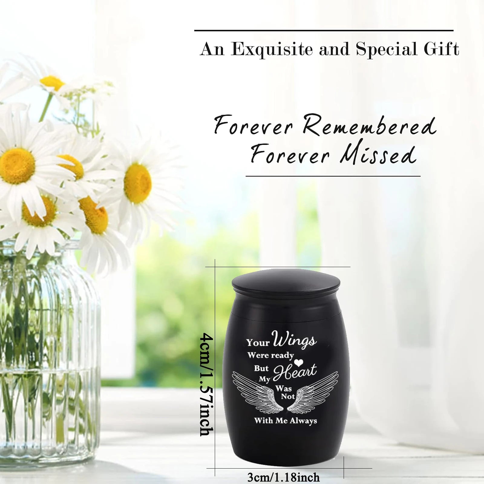 Set of 4 Cremation Mini Urns