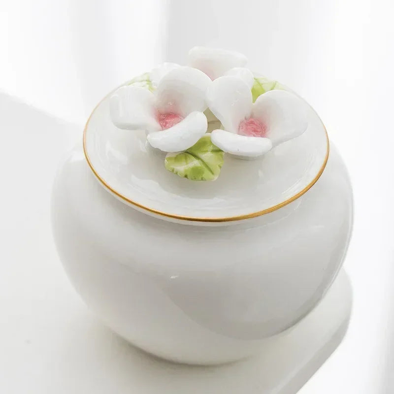 Handmade Floral Pet Urn