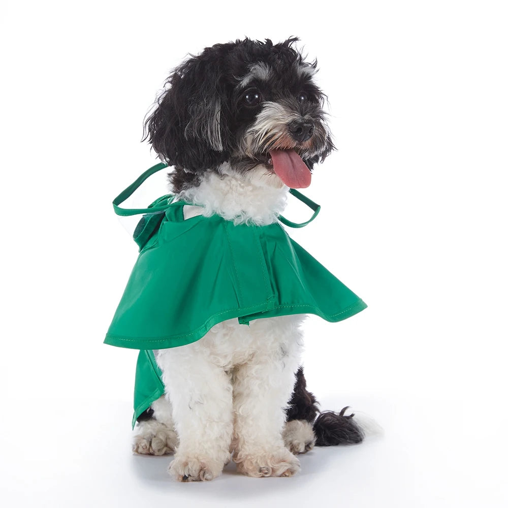 Fashionable Reflective Dog Raincoat
