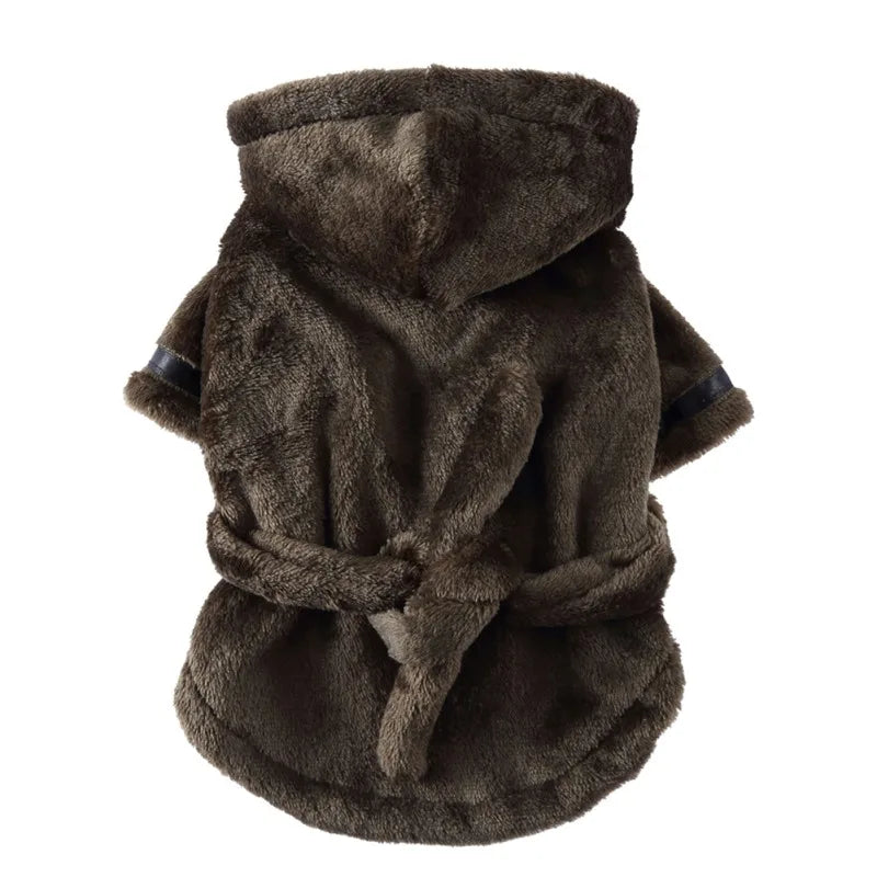 Pet Bathrobe with Hood