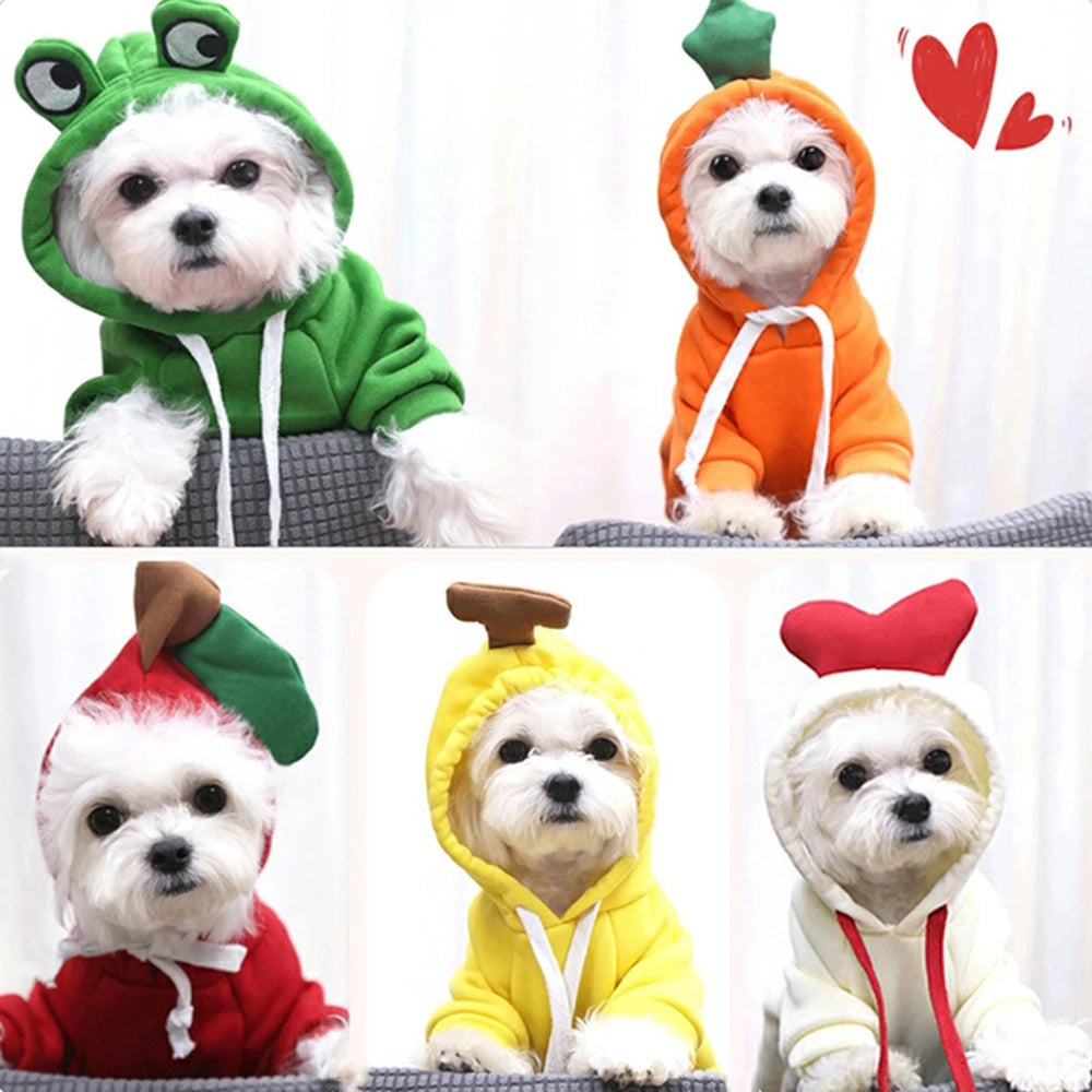 Plush Coat Hoodies For Puppy Cat