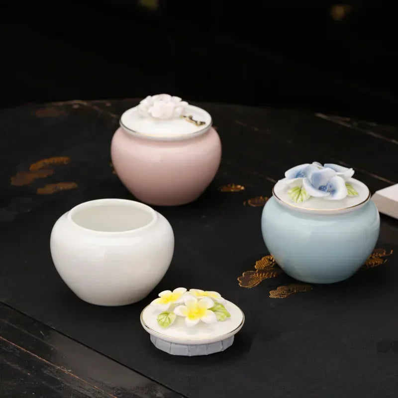 Handmade Floral Pet Urn