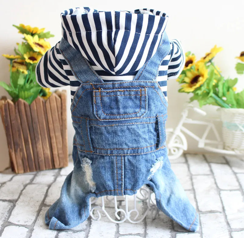 Pet Denim Jumpsuit