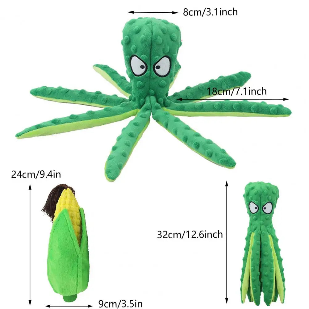 Octopus Dog Interactive Toy