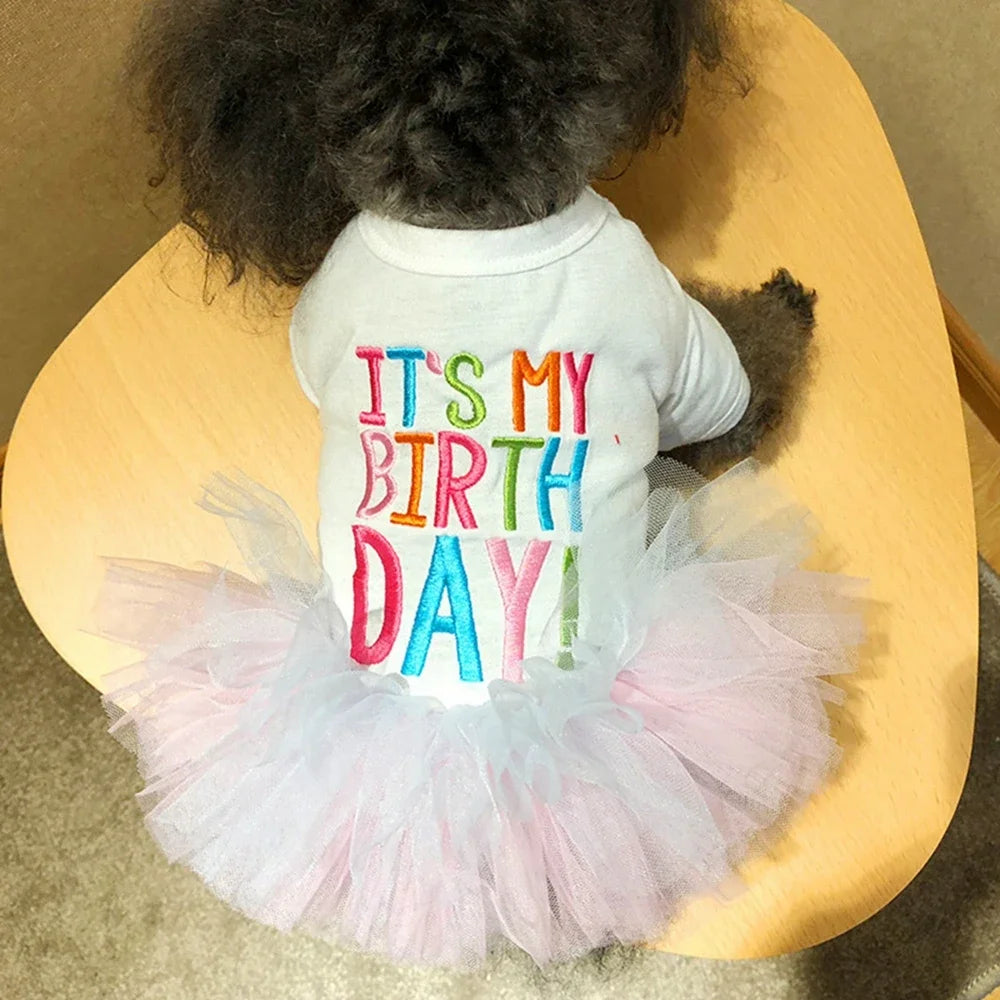 Princess Birthday Dog Dress