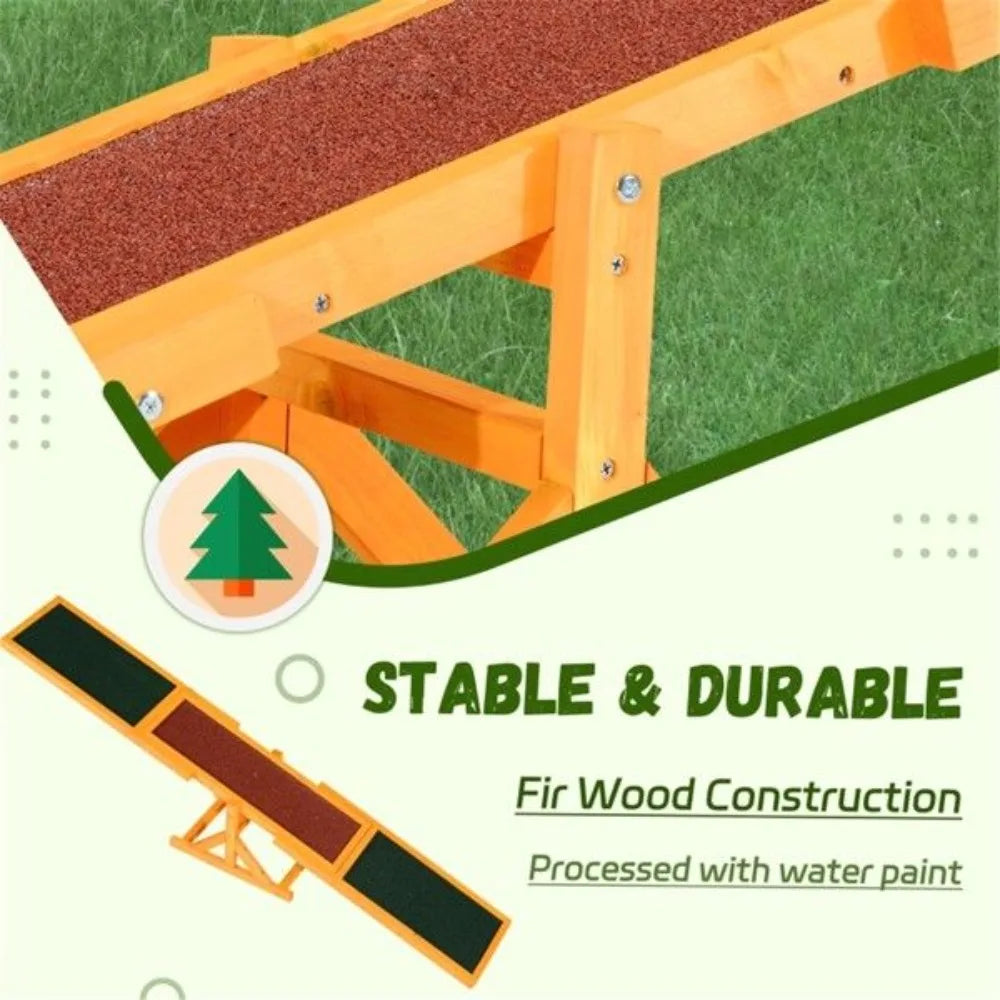 Dog Agility Ramp, Pet Seesaw
