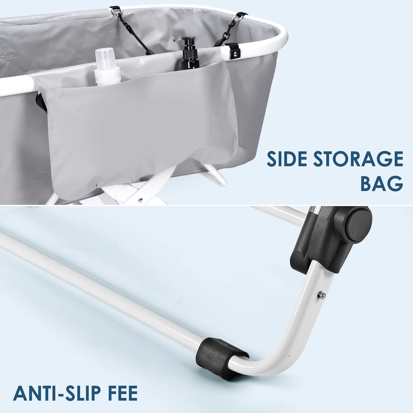 Portable Dog Bathtub with Stand