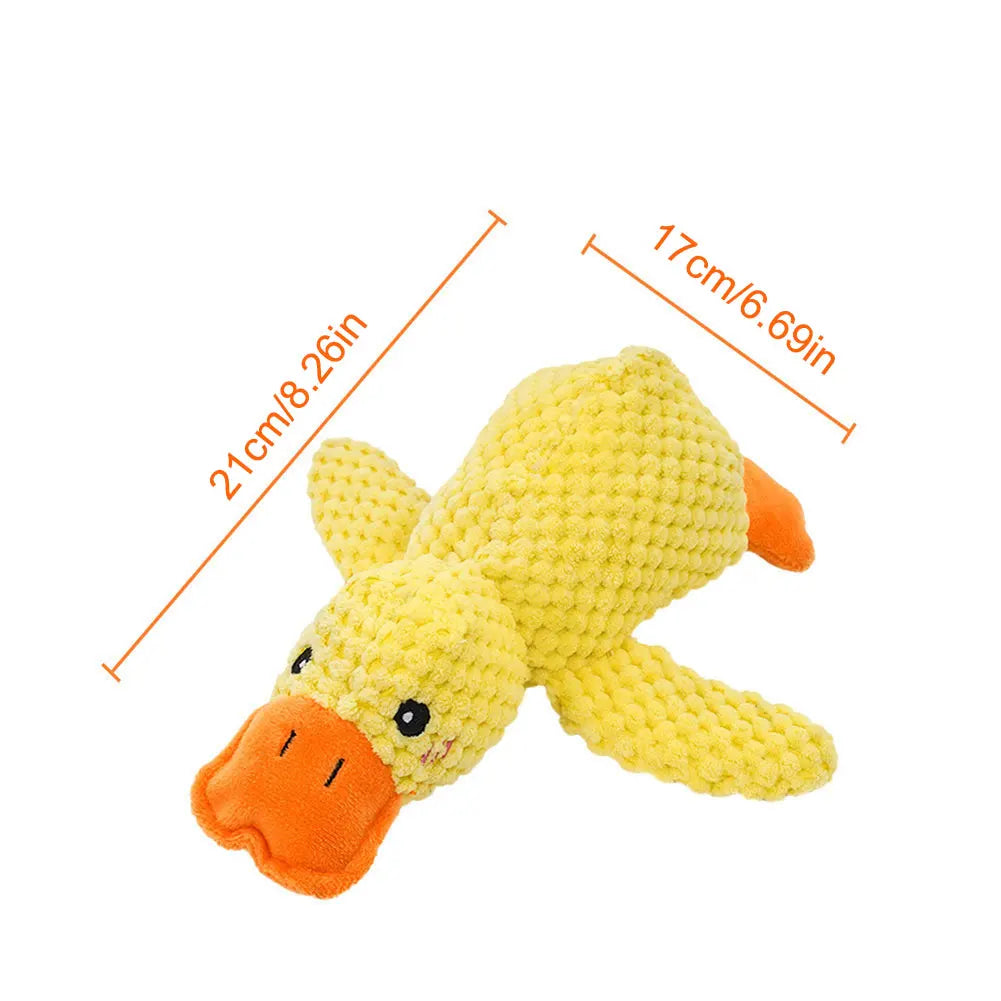 Plush Dog Calming Toy - Bite Resistant