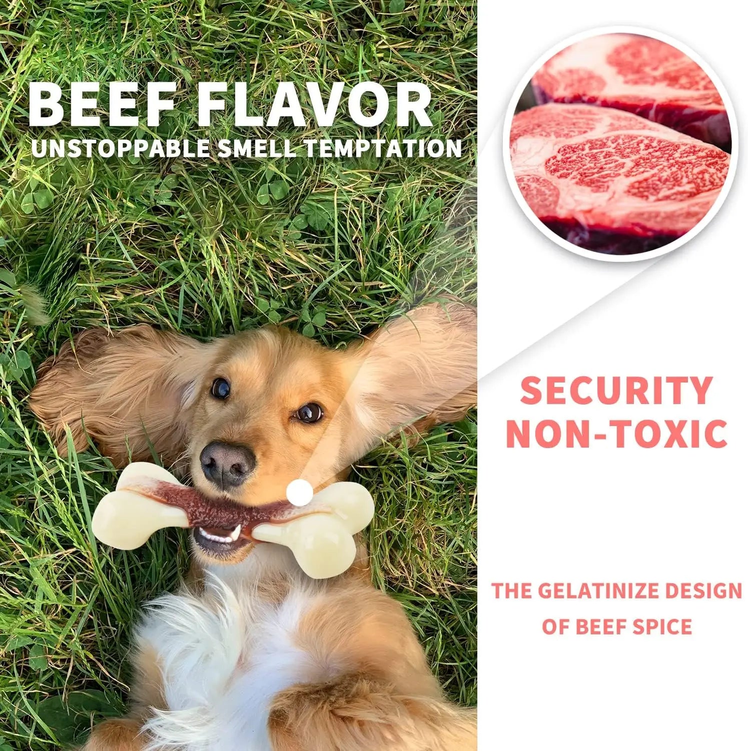 Aggressive Chewers Super Nylon Bone (Beef Flavor)